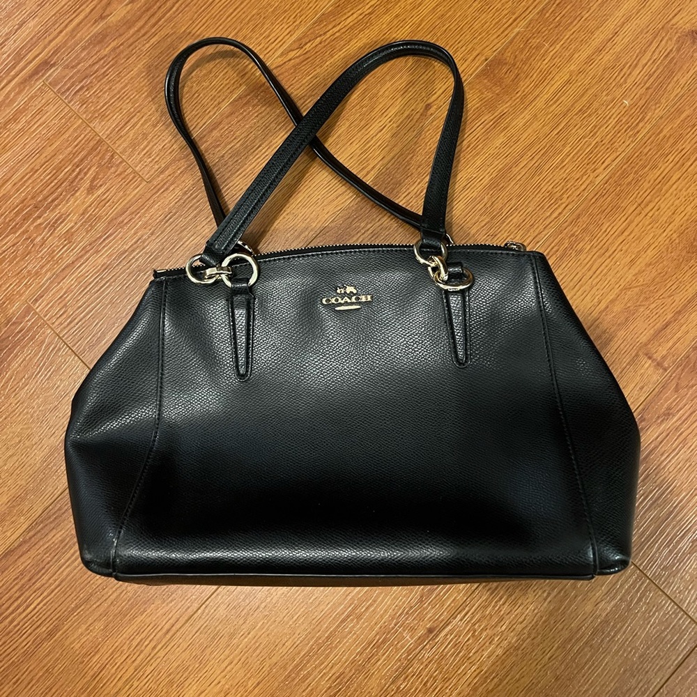 Coach purse in Crossgrain Leather Black